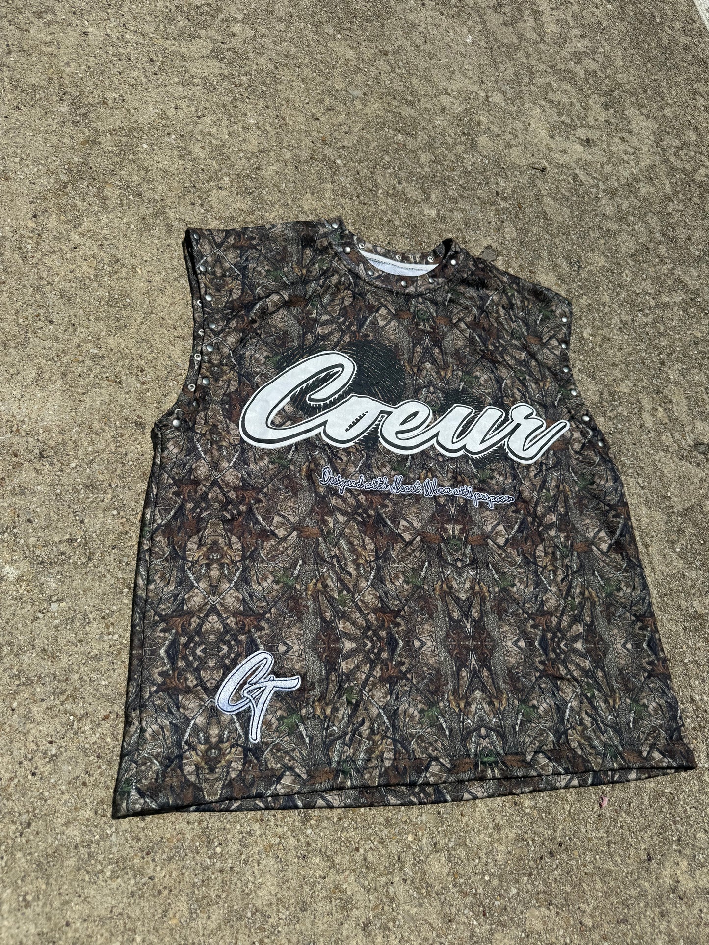 COEUR “CAMO” CUTOFF TEE