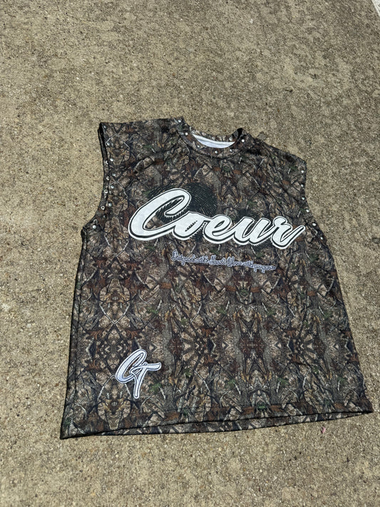 COEUR “CAMO” CUTOFF TEE